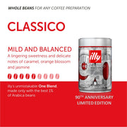 illy 90th Anniversay - Classico / 8.8 Ounce (Pack of 1) / 1 Roasted Coffee Beans