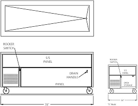 Ranserve Cold Food Table, Refr