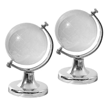 2pcs Earth Globes World Map Sphere Decorative Desktop Ornaments for for Festivals and Special Occasions Includes Solid Base for by Gogogmee – Model P37LC23R20H7C