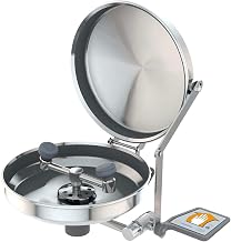 Guardian G1814BC Guardian Stainless Steel Wall Mounted Eyewash with Bowl and Cover, 20 lb, One Size, Silver