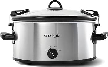 Crock-Pot Cook N Carry Oval Manual Portable Slow Cooker, Silver, 6-Quart
