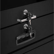 Mobile Security Computer Cabinet by Global Industrial – 24.5"W x 22.5"D x 60.38"H, Alloy Steel, Black, Model 706669BK