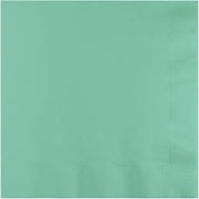 Creative Converting 3-Ply Fresh Mint Lunch Napkin, 6.5" x 6.5", Green