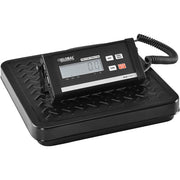 Digital Shipping Scale with AC Adapter by Global Industrial – 20"L x 12"W x 2.25"H, Alloy Steel, Black, Model PS-103U