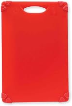 TableCraft Products CBG1218ARD Cutting Board,"Grippy", 12" x 18" x 1/2", Color Coded Red