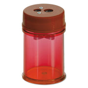 30240PK Pencil/Crayon Sharpener by Officemate – Metal, Red, Pack of 18, Model OIC30240PK
