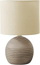 Monarch Specialties I 9792 Lighting, 15" H, Table Lamp, Beige Resin, Beige Shade, Contemporary, Modern