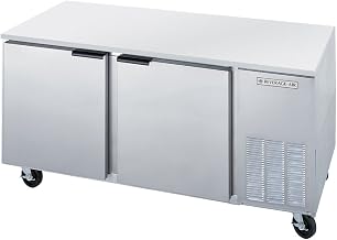 Beverage-Air 67" Stainless Two-Section Undercounter Freezer
