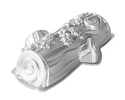 Yule Log Pan by Nordic Ware – One Size., 9.0 cups, Aluminum, Silver, Model 86448