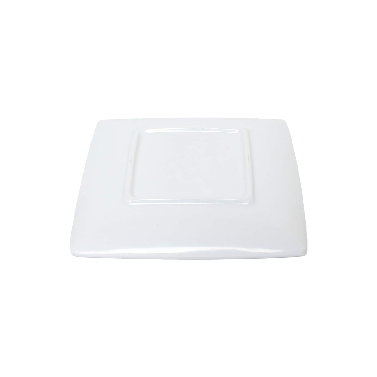 Classic white melamine dinnerware collection 7 1/4" square plate by Thunder Group – Large, Melamine, White, Model 29007WT