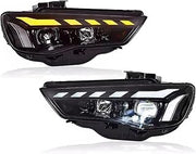 Car Headlights For Audi A3 2013-2016 S3 LED Head Lamps Daytime Running Lights Dynamic Turn Signals Accessories(FOR HALOGEN_NO AFS)