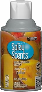 Chase Products Champion Sprayon SPRAYScents Metered Air Freshener Refill, Mango, 7 oz Aerosol Spray, 12/Carton