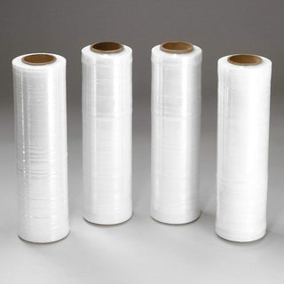 70 Gauge Stretch Wrap Film 18" x 1500' by Global Industrial – LLDPE, Clear, Pack of 4, Model PVT1870GI