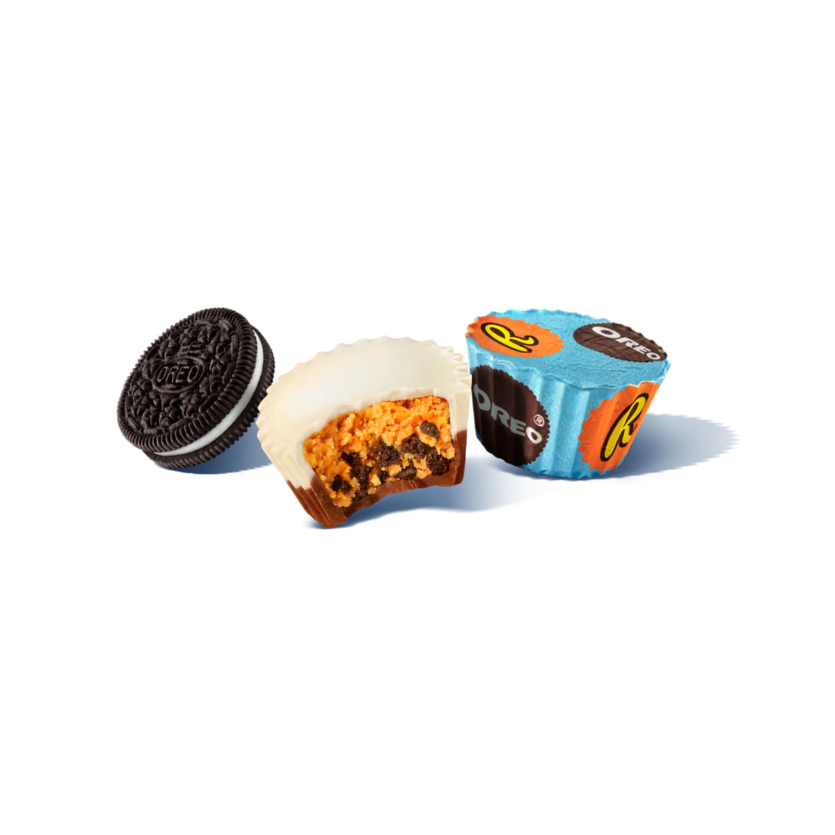 OREO® Miniatures Milk Chocolate and White Creme Peanut Butter Cups by Reese's – 9 Ounce (Pack of 1), Milk Chocolate, White