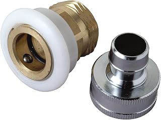 BrassCraft SF0033X Aerator Adaptor with Appliance Connector 3/4-Inch Female Hose Thread and 3/4-Inch Male Hose Thread