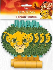 Unique Industries 310022 The Lion King Blowouts - 8 Count