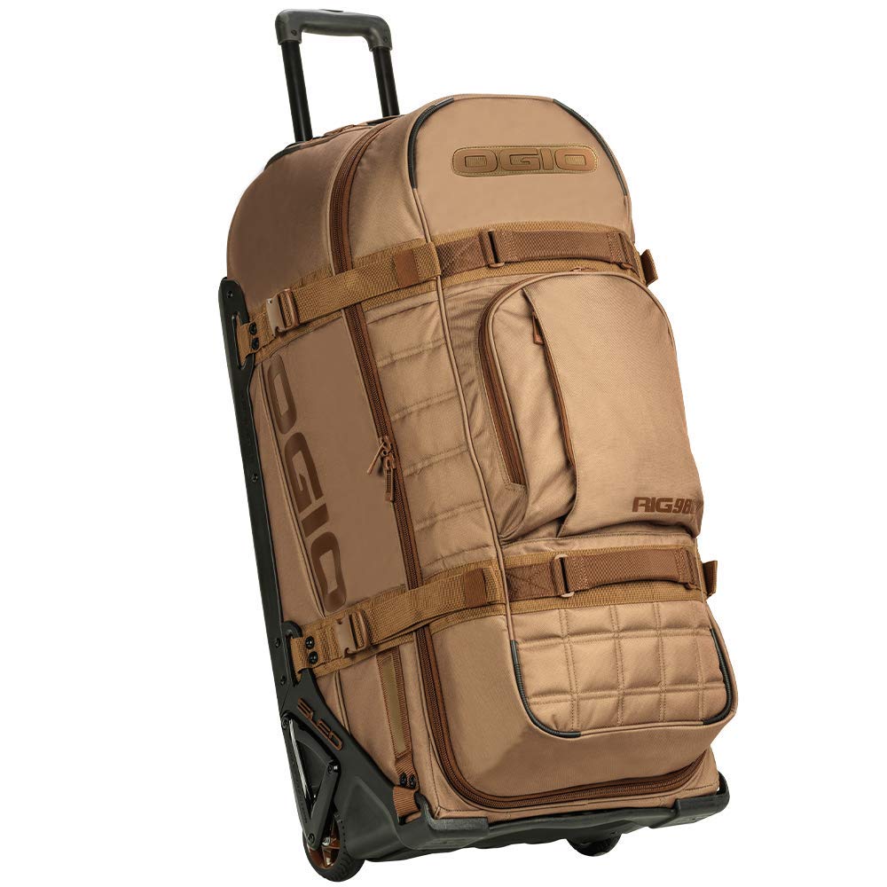 RIG 9800 PRO WHEELED BAG by OGIO – 34.5" H x 16" W x 15.5" D, 125 liters, Nylon, Coyote, Model 801003.03