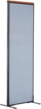 Global Industrial 24-1/4"W x 73-1/2"H Deluxe Freestanding Office Partition Panel, Blue