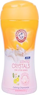 Arm & Hammer Calming Cat Litter Deodorizing Crystals, Chamomile, 15 Ounce (Pack of 12)