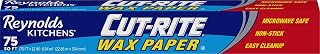 Reynolds Kitchens Cut-Rite Wax Paper Roll, Built-In Cutter, 1pk, 75sq ft
