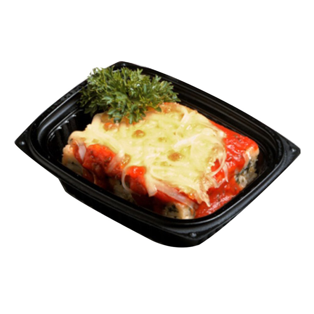 Clearview Micromax Polypropylene Rectangle Food Container Black by PACTIV – 12 oz, Polypropylene, Pack of 250, Model YCN850120000
