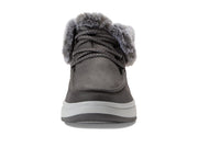 Women's Bobs Skipper Wave - Cozy Queen by Skechers – 7.5, fabric, Charcoal, Model 114270
