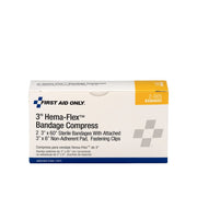 001: 3" Hema-Flex Bandage Compress by First Aid Only – 2-005/AN266, Bamboo, Model 2-005