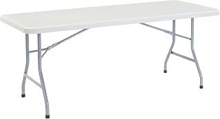 National Public Seating (4 Pack NPS 30 x 72 Heavy Duty Folding Table, Speckled Gray