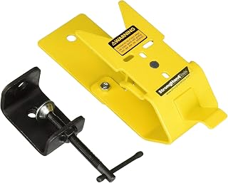 Power Grinder Rest, Vertical Mounting Plate, Disk Holder, Holds Most 5" Grinders, C-Clamp Base, Table Edge Mount, Table Leg Mount, MGK53, Strong Hand Tools