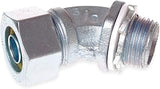RACO 3445 Liquid Tight Connector, Steel, 45 Degree, 1-1/4" (Pack of 10)