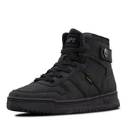 Kid's Noah High-Top Retro Sneaker by Lee – Black Mono, Model GP00058-9800