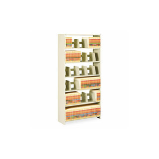 Shelving Starter Unit by Tennsco – 36 by 12 by 76-Inch, Alloy Steel, Sand, Model 1276PC