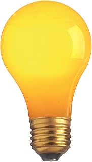 Satco S6093 25A19 Party Bulb/Replacement Light Bulb Ceramic Yellow 25W 130V