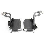 Global Industrial Healthcare Transport Chair – 19" W Seat, Black