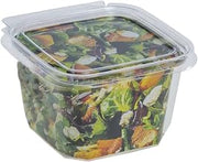 Inline Plastics TS4016 16 oz. Clear Tamper Evident Plastic Grab-and-Go Container with Hinged Lid | 276/Case