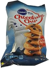 Pillsbury Soft Baked Mini Chocolate Chip Cookies, 18 Ounce - 9 per case.