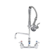 Mini Pre Rinse Faucet. 8" Wall Mount with 6" Swing Nozzle by T&S Brass – not_applicable, Model MPZ-8WLN-06