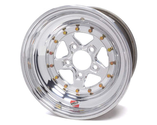 Wheel, Alumastar, 15 x 8 in, 4.000 in Backspace, 5 x 4.75 in Bolt Pattern, Aluminum, Polished, Each by Weld Racing – 15 inch, Aluminum, Black, Model 88-508278