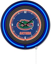 Holland Bar Stool Clk15BKFlorUn NCAA 15 in. Dia. University of Florida Double Neon Wall Clock Black