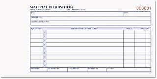 Rediformreg; Material Requisition Book