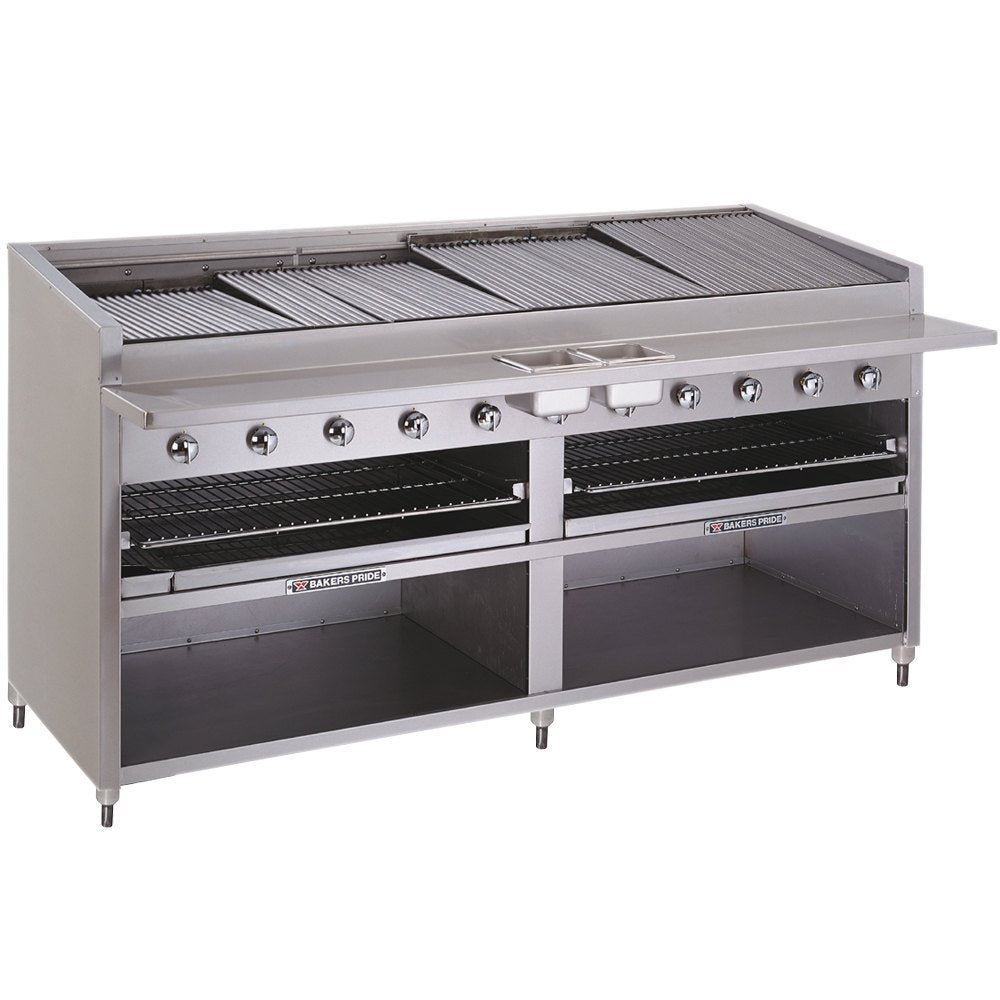 Charbroiler 72" by Bakers Pride – Alloy Steel, Model F-72R