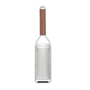 Master Series Wood Handle Stainless Steel Frame Fine Blade Cheese Grater by Microplane – 18/8, Stainless Steel, Model 15402