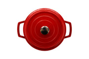 GET 0.25 Quart / Round / Red / White Dutch Ovens