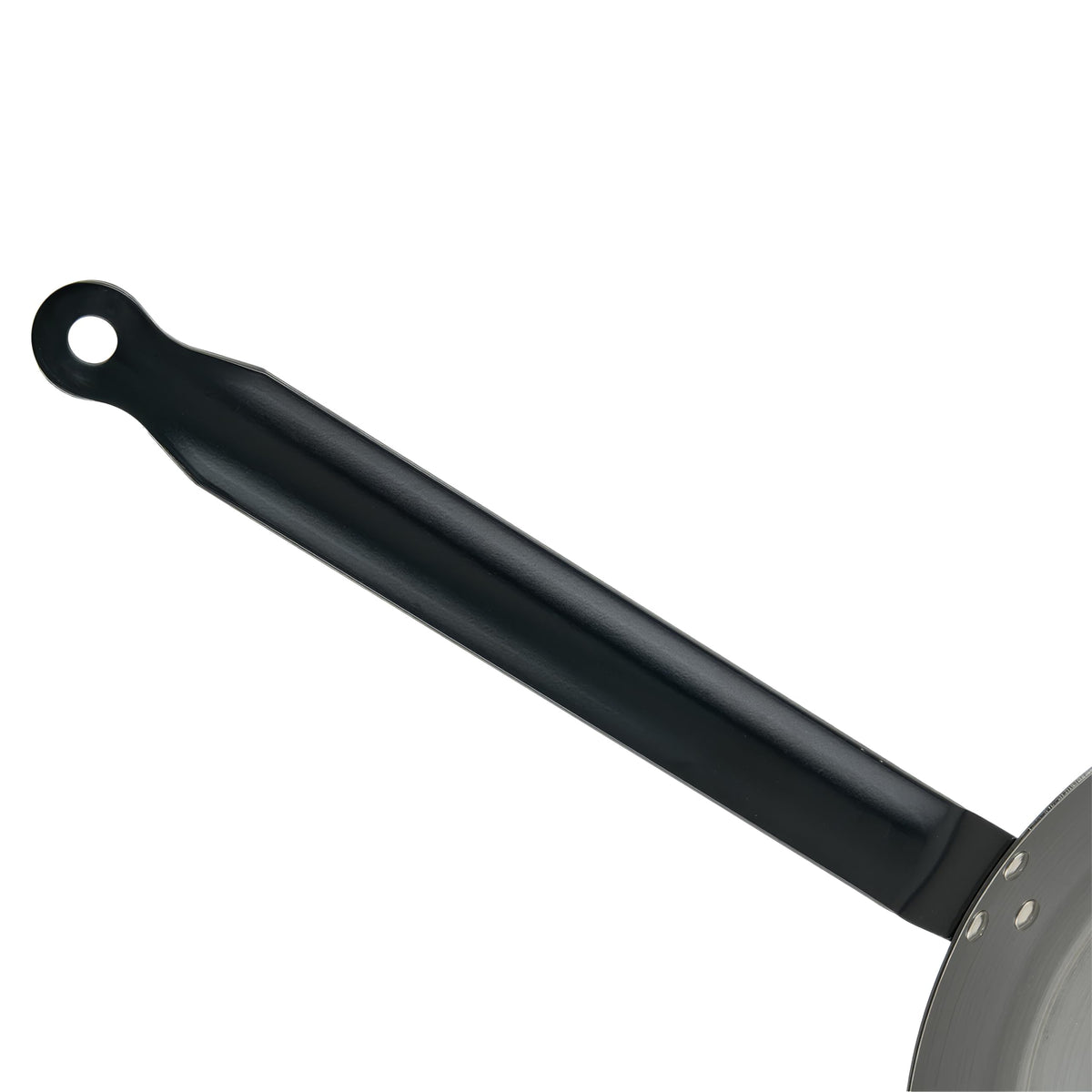 10 3/8" Carbon Steel Fry Pan French by Winco – 11", 0.01 centiliters, Carbon Steel, Black and silver, Model CSFP-11