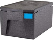 Cambro EPP180LHSW110 Cam GoBox Insulated Food Pan Carrier, 48.6 Quart Top Load Carrier in Black (Shrink Wrapped) with Large Handles