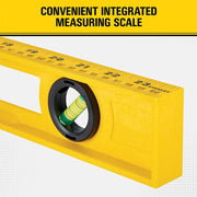 24 Inch Level by STANLEY – EA, High-Impact ABS, Black, Model 42-468
