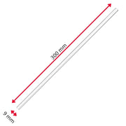 Drinking Straws Cleaning Brush Glass by Westmark – One Size, Glass, Transparent, Pack of 50, Model 626922E1