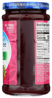 Sugar Free with Fiber Seedless Raspberry Preserves by Polaner – 13.5 Ounce, Pack of 12, Model 072400006685