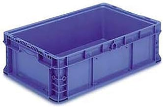 ORBIS Stakpak Modular Straight Wall Container, 24"L x 15"W x 7-1/2"H, Blue