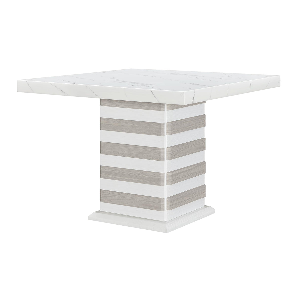 D2507 BAR Table by Global Furniture USA – Engineered Wood, White-beige, Model AMZ-D2507BT